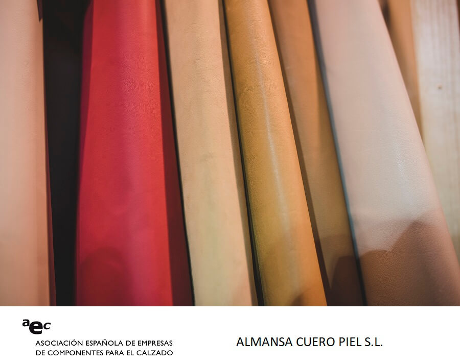 Skins and linings. ALMANSA LEATHER LEATHER