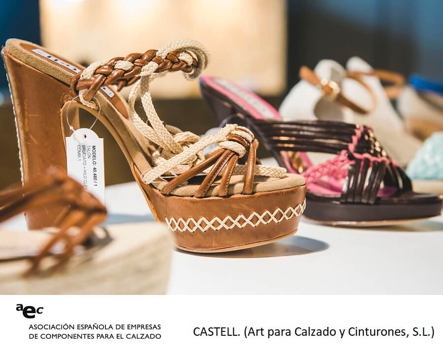 articles for footwear, jewelry, bags and belts, CASTELL